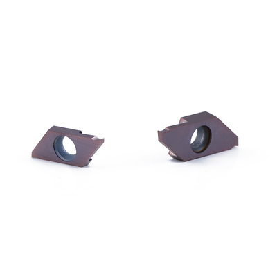 सीएनसी खराद स्टील के छोटे भागों के लिए TKF12 छोटा व्यास कार्बाइड ग्रूविंग सम्मिलित करें: