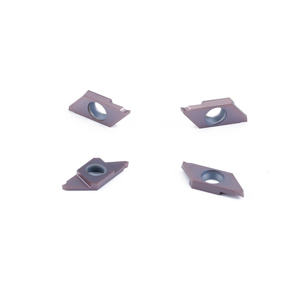 सीएनसी खराद स्टील के छोटे भागों के लिए TKF12 छोटा व्यास कार्बाइड ग्रूविंग सम्मिलित करें: