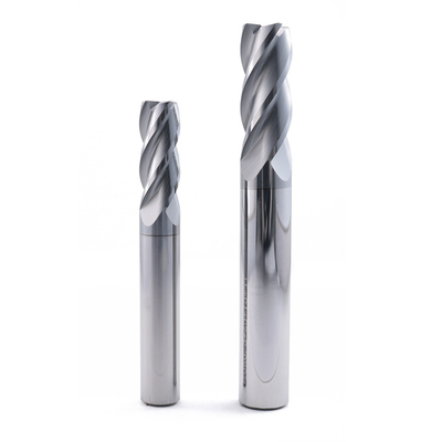 Multi Teeth Carbide End Milling Cutters For Low Hardness Material Thread Cutter Without Coating For Customized Demands