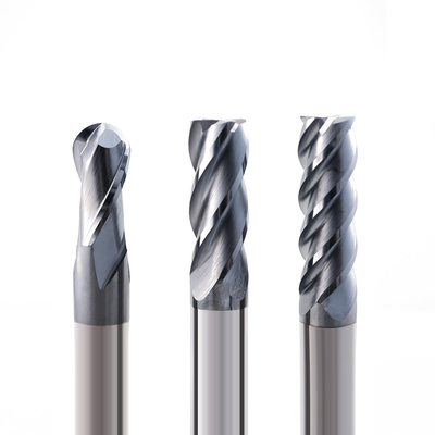 Multi Teeth Carbide End Milling Cutters For Low Hardness Material Thread Cutter Without Coating For Customized Demands