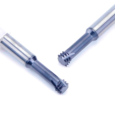 Customizable 3 Teeth Carbide End Milling Cutters For Low Hardness Material Without Coating