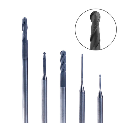 Precision Diamond Coating Ball End Mill Cutter For Graphite Processing