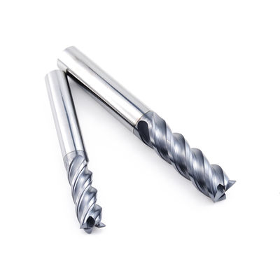 मिश्र धातु स्टेनलेस स्टील के लिए 8 मिमी कार्बाइड फ्लैट एंड मिल 4 फ्लूट