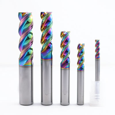 एल्यूमीनियम सीएनसी मशीनिंग के लिए डीएलसी लेपित वोल्फ्रेम कार्बाइड मिलिंग कटर