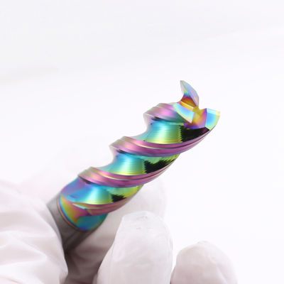 एल्यूमीनियम सीएनसी मशीनिंग के लिए डीएलसी लेपित वोल्फ्रेम कार्बाइड मिलिंग कटर